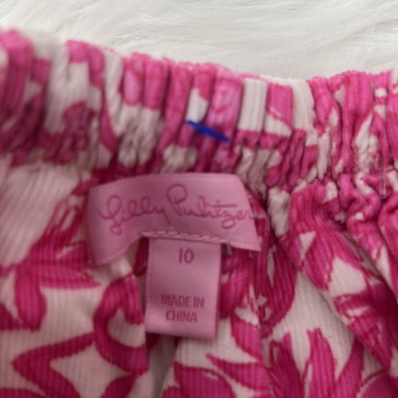 Lilly Pulitzer Pink Floral Monkey Print Skirt Girl’s Size 10 - Picture 3 of 5